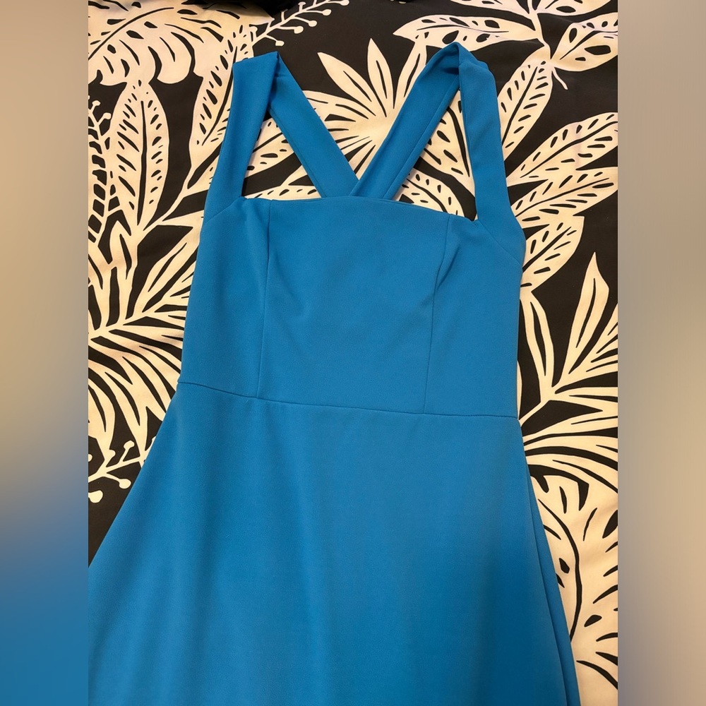 Lulus Glamorous Dedication Blue Sleeveless Column Maxi Dress